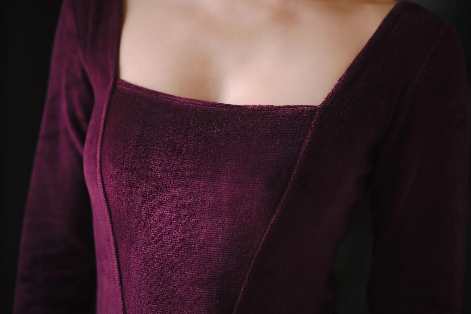 Alma velours prune - Image 6